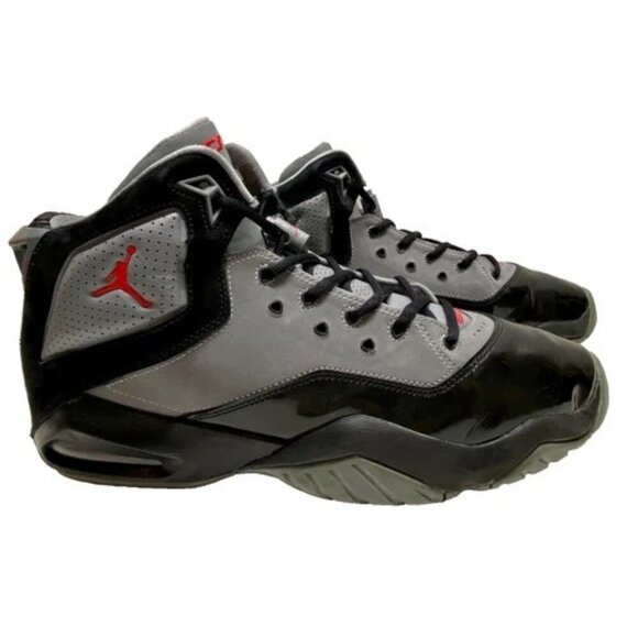 Jordan B'Loyal 23 Air Men's 12 Retro Black Cool Grey University Mid Sneaker GUC - Picture 1 of 15